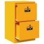 Mueble archivador con cajón Amarillo Mostaza 44 x 50 x 106.5 cm en Armarios y almacenamiento | Comprar online en Foru.es