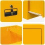 Mueble archivador con cajón Amarillo Mostaza 44 x 50 x 106.5 cm en Armarios y almacenamiento | Comprar online en Foru.es