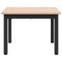 Mesa de Café Natural 50 x 50 x 36 cm Madera de pino macizo en Mesas de centro | Comprar online en Foru.es