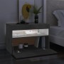 Muebles de TV con luces LED 2 uds gris hormigón 60x35x40 cm de vidaXL, Muebles TV - Ref: Foro24-804418, Precio: 73,30 €, Desc...