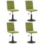 Sillas de comedor giratorias 4 uds de terciopelo verde claro en Sillas de comedor | Comprar online en Foru.es