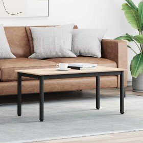 Mesa de Café Natural 100 x 50 x 45 cm Madera de pino macizo en Mesas de centro | Comprar online en Foru.es