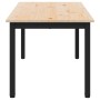 Mesa de Café Natural 100 x 50 x 45 cm Madera de pino macizo en Mesas de centro | Comprar online en Foru.es