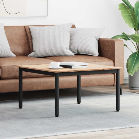 Mesa de Café Natural 80 x 80 x 45 cm Madera de pino macizo en Mesas de centro | Comprar online en Foru.es