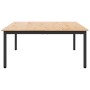Mesa de Café Natural 100 x 100 x 45 cm Madera de pino macizo en Mesas de centro | Comprar online en Foru.es