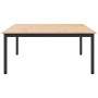 Mesa de Café Natural 100 x 100 x 45 cm Madera de pino macizo en Mesas de centro | Comprar online en Foru.es