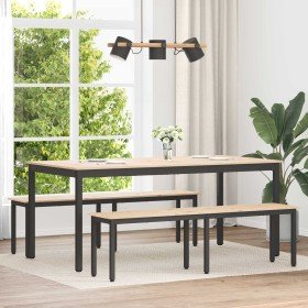 Banco Natural 160 x 35 x 45 cm Madera de pino macizo en Bancos | Comprar online en Foru.es