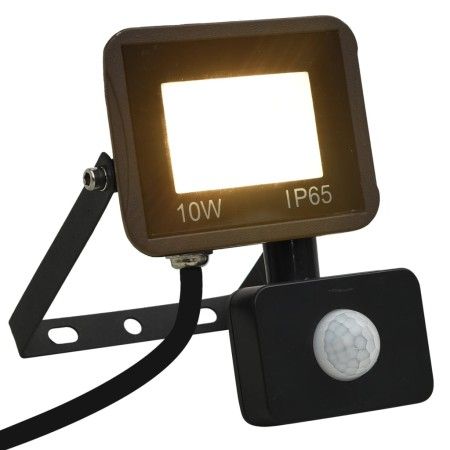 Foco LED con sensor 10 W blanco cálido de vidaXL, Focos y reflectores - Ref: Foro24-149623, Precio: 18,79 €, Descuento: %
