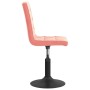 Sillas de comedor giratorias 4 unidades de terciopelo rosa en Sillas de comedor | Comprar online en Foru.es