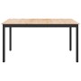 Mesa de Comedor Natural 140 x 80 x 75 cm Madera de pino macizo en Mesas de comedor | Comprar online en Foru.es