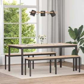 Mesa de Comedor Natural 180 x 90 x 75 cm Madera de pino macizo en Mesas de comedor | Comprar online en Foru.es
