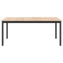 Mesa de Comedor Natural 180 x 90 x 75 cm Madera de pino macizo en Mesas de comedor | Comprar online en Foru.es