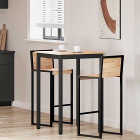 Mesa de Bar Natural 110 x 55 x 105 cm Madera de pino macizo en Mesas de comedor | Comprar online en Foru.es