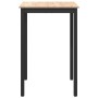 Mesa de Bar Natural 110 x 55 x 105 cm Madera de pino macizo en Mesas de comedor | Comprar online en Foru.es