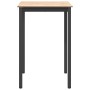 Mesa de Bar Natural 110 x 55 x 105 cm Madera de pino macizo en Mesas de comedor | Comprar online en Foru.es