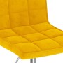 Sillas de comedor giratorias 4 uds terciopelo amarillo mostaza en Sillas de comedor | Comprar online en Foru.es