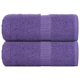 Toallas de mano FROGN 2 uds morado 30x30 cm 360 g/m² en Toallas | Comprar online en Foru.es