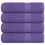 Toallas de mano FROGN 4 uds morado 50x100 cm 360 g/m² en Toallas | Comprar online en Foru.es