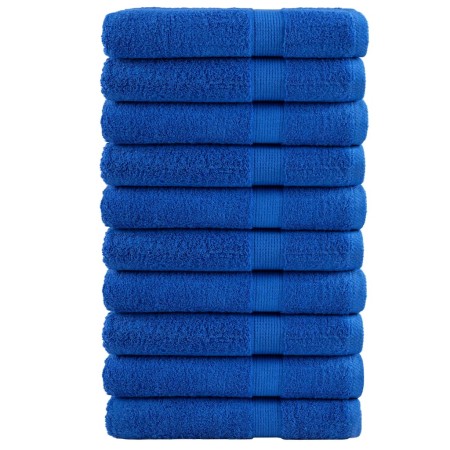 Toallas de sauna SOLUND 10 uds azul 80x200 cm 600 gsm en Toallas | Comprar online en Foru.es