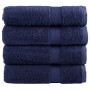 Toallas de mano SOLUND 4 uds azul marino 50x100 cm 600 gsm en Toallas | Comprar online en Foru.es