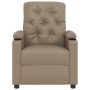 Sillón elevable cuero sintético color capuchino en Sillones | Comprar online en Foru.es