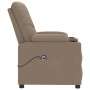 Sillón elevable cuero sintético color capuchino en Sillones | Comprar online en Foru.es