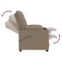 Sillón elevable cuero sintético color capuchino en Sillones | Comprar online en Foru.es