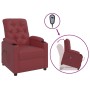 Sillón elevable cuero sintético rojo tinto en Sillones | Comprar online en Foru.es