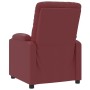 Sillón elevable cuero sintético rojo tinto en Sillones | Comprar online en Foru.es