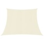 Toldo de vela HDPE color crema 160 g/m² 4/5x4 m de vidaXL, Sombrillas - Ref: Foro24-311216, Precio: 47,34 €, Descuento: %