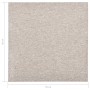 Baldosas de suelo de moqueta 20 uds 5 m² 50x50 cm beige claro en Materiales de construcción | Comprar online en Foru.es