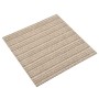 Baldosas de suelo de moqueta 20 uds 5 m² 50x50 cm beige rayado en Materiales de construcción | Comprar online en Foru.es