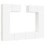 Set de muebles para TV 6 piezas madera contrachapada blanco en Muebles TV | Comprar online en Foru.es