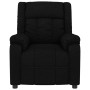 Sillón reclinable eléctrico de tela negro en Sillones | Comprar online en Foru.es