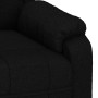 Sillón reclinable eléctrico de tela negro en Sillones | Comprar online en Foru.es