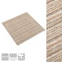 Baldosas de suelo de moqueta 20 uds 5 m² 50x50 cm beige rayado en Materiales de construcción | Comprar online en Foru.es