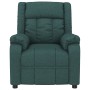 Sillón reclinable eléctrico tela verde oscuro en Sillones | Comprar online en Foru.es