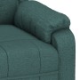 Sillón reclinable eléctrico tela verde oscuro en Sillones | Comprar online en Foru.es