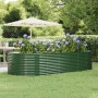 Jardinera arriate acero galvanizado verde 291x140x68 cm en Macetas y jardineras | Comprar online en Foru.es