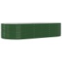 Jardinera arriate acero galvanizado verde 291x140x68 cm en Macetas y jardineras | Comprar online en Foru.es