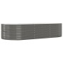 Jardinera arriate acero galvanizado gris 291x140x68 cm en Macetas y jardineras | Comprar online en Foru.es