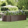Jardinera acero galvanizado marrón 291x140x68 cm en Macetas y jardineras | Comprar online en Foru.es