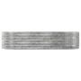 Jardinera arriate acero galvanizado plata 291x140x68 cm en Macetas y jardineras | Comprar online en Foru.es