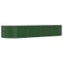 Jardinera arriate acero galvanizado verde 367x140x68 cm en Macetas y jardineras | Comprar online en Foru.es