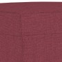 Juego de sofás con cojines 3 piezas tela rojo tinto en Sofás | Comprar online en Foru.es
