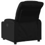 Sillón reclinable eléctrico de cuero sintético negro en Sillones | Comprar online en Foru.es