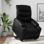 Sillón reclinable elevable cuero artificial negro en Sillones | Comprar online en Foru.es