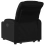 Sillón reclinable elevable eléctrico de cuero sintético negro en Sillones | Comprar online en Foru.es