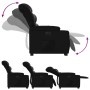 Sillón reclinable elevable eléctrico de cuero sintético negro en Sillones | Comprar online en Foru.es