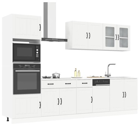 Mueble de cocina Kalmar blanco 7 piezas madera contrachapada en Armarios de cocina | Comprar online en Foru.es